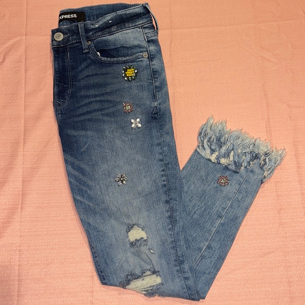 Express legging mid rise jeans